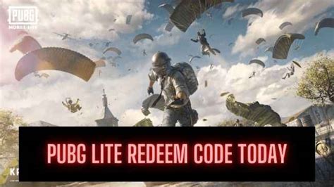 Pubg Lite Redeem Code Today 31 August 2023