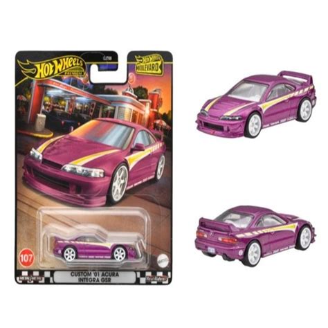 杜老爹玩具 風火輪 Hot wheels 林蔭大道系列 Custom Acura Integra GSR 蝦皮購物