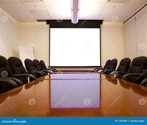 Meeting Room with Screen stock photo. Image of contemporary - 1752362