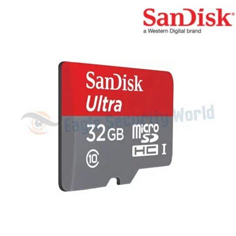 SanDisk Ultra 32GB MicroSDHC UHS I Memory Card Class 10 120MB S At