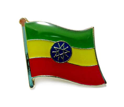 Ethiopian National Flag Metal Lapel Pin Flag Pin Ebay