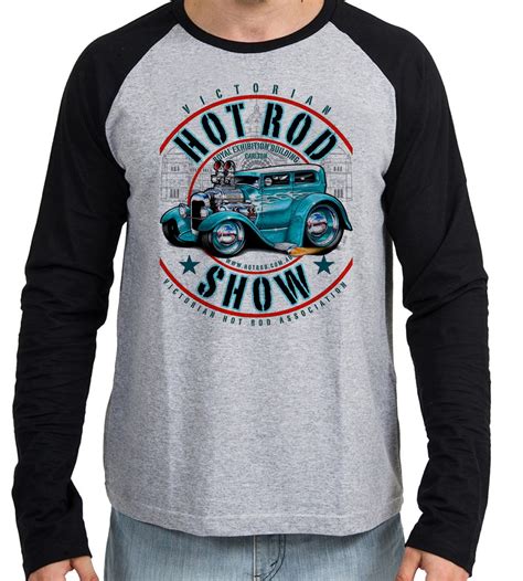Camiseta Manga Longa Infantil Ou Adulto Carro Antigo Hot Rod
