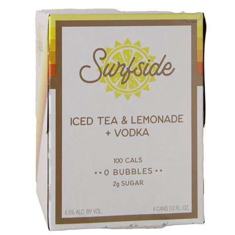 Surfside Iced Tea Lemonade Vodka 4Pk 4 355mL Marketview Liquor