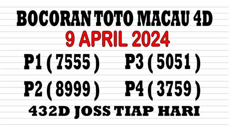 prediksi toto macau  april  prediksi totomacaucom hari  jitu