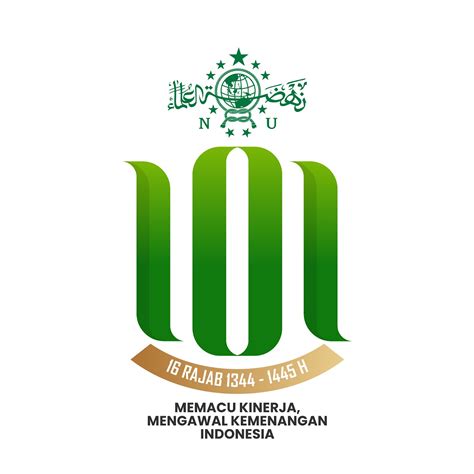Logo dan Tema Harlah Ke-101 NU: Memacu Kinerja, Mengawal Kemenangan ...