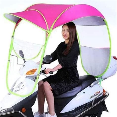 Original Motorcycle Ebike Canopy Umbrella E Bike Rain Cover Windshield