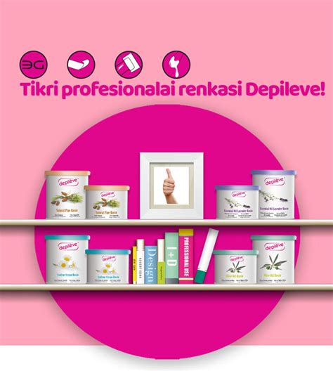 Depiliacijos priemonės profesionalams - Depileve