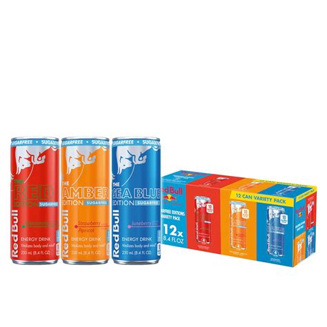 Amazon.com : Red Bull Sugar-Free Energy Drink Variety Pack, Energy