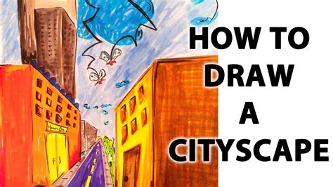 Simple Cityscape Drawing at GetDrawings | Free download