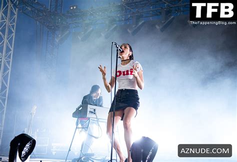 Jehnny Beth Sexy Seen Flaunting Her Hot Figure On Stage At The All Points East Festival In