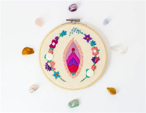 Vulva Art Yoni Wall Decor Vagina Art Gift For Midwife Etsy
