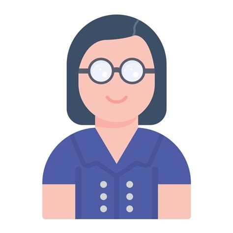 Premium Vector Female Professor Flat Illustration