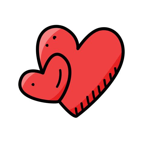 Coração Fotos De Desenhos De Amor - ilustração em vetor coração doodle. desenho de um coração é um símbolo ...