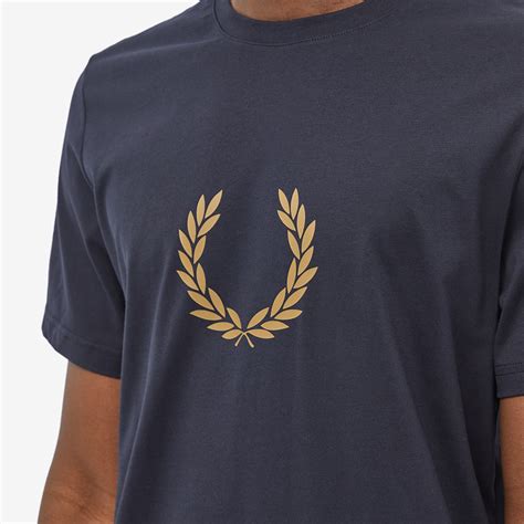 Fred Perry Laurel Wreath T Shirt Navy END