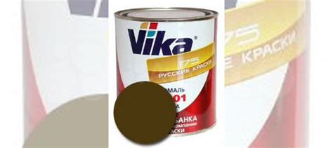 Vika Краска акриловая Защитная матовая Хаки 303 купить в Краснодаре | Авито
