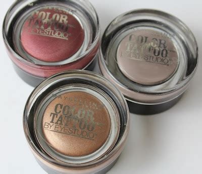 Review: Maybelline Color Tattoo Crème Eyeshadows - Fleur De Force