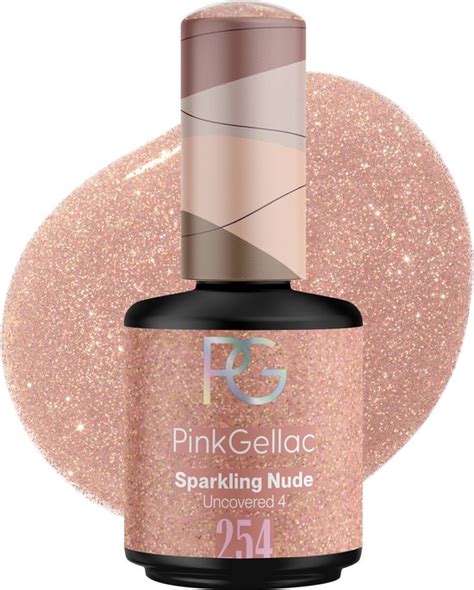 Pink Gellac Sparking Nude Gel Lak Ml Lichtroze Gellak