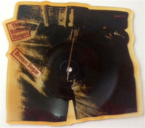 The Rolling Stones Brown Sugar Picture Disc 45 RPM Vinyl Etsy