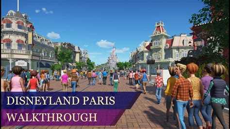 Disneyland Paris Planet Coaster Walkthrough YouTube