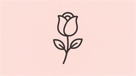 minimalist rose  art wallpaper  photo illustration rawpixel