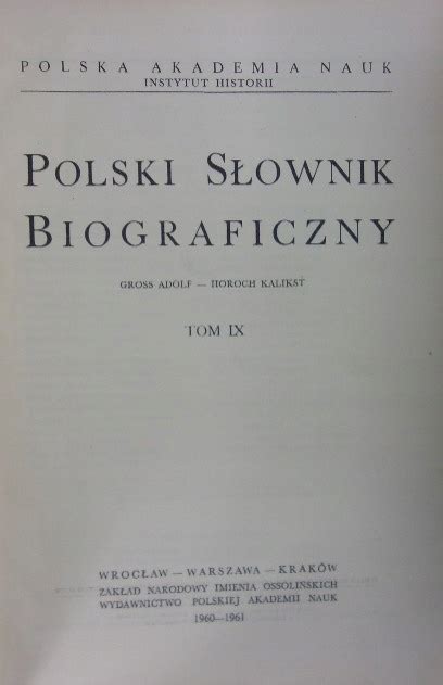 S Ownik Biograficzny Niska Cena Na Allegro Pl