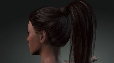 D Model Realistic Female Character Low Poly D Model Naked VR AR Low Poly Rigged CGTrader