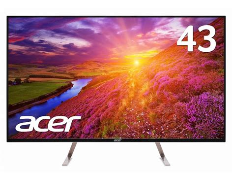 Acer представила 43-дюймовый монитор формата 4К