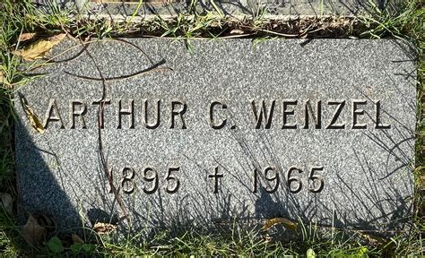 Arthur Charles Wenzel Find A Grave Memorial