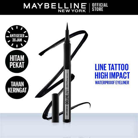 Jual Maybelline Line Tattoo High Impact Eyeliner Makeup Tahan Hingga