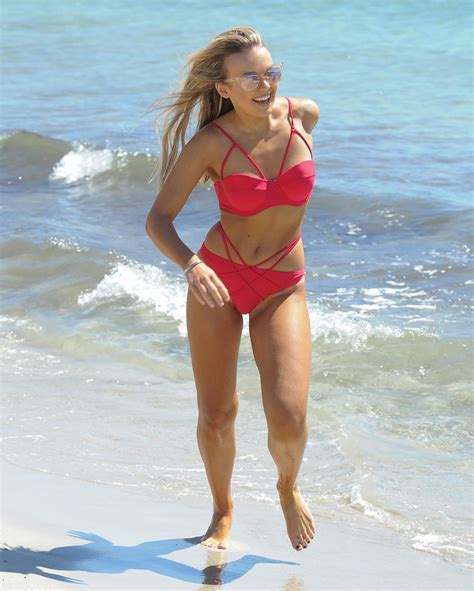 Tallia Storm In A Red Bikini On Holiday In Cape Verde March 2018