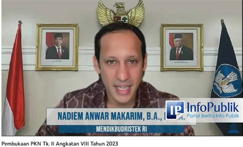 InfoPublik Mendikbudristek Terus Dorong Transformasi Sistem Dikbudristek