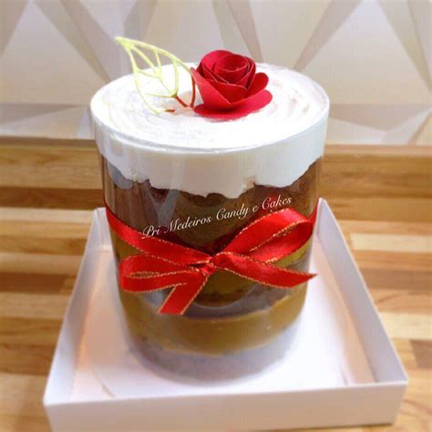 Mini Naked Cake With Rose