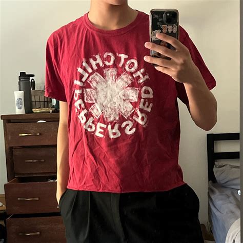 Vintage Red Hot Chili Peppers Band Tee Size Xl Fits Depop