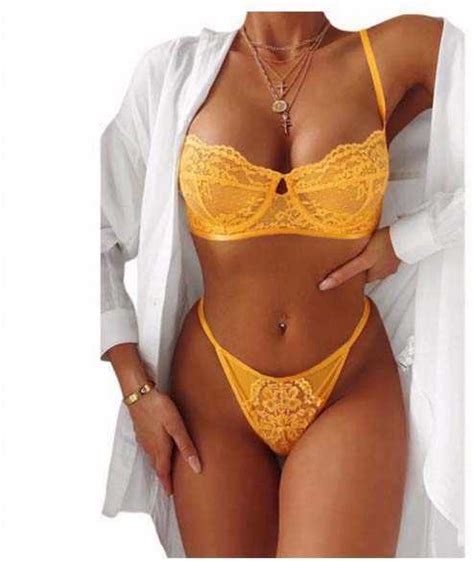 Mature Lady Sexy Lace Bra And Panty Set Elegant Comfortable