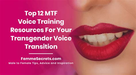 Top 12 Mtf Voice Training Resources For Your Transgender Voice Transition