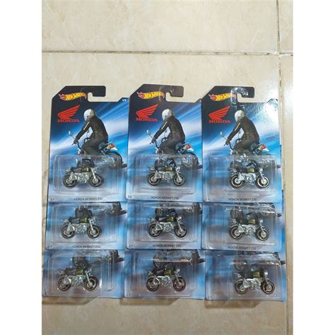 Jual Hot Wheels Motor Honda Series Honda Monkey Z Hijau Shopee Indonesia
