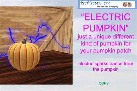 Second Life Marketplace Bottoms Up Boxed Electric Pumpkin Shocking