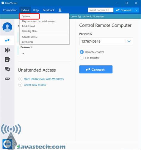 Cara Setting Password Teamviewer Agar Tidak Berubah Mengacak