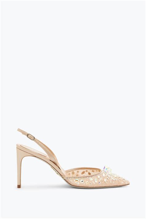 Cinderella Nude Slingback 80 Rene Caovilla Official