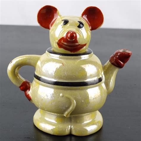 Antique Mickey Mouse Teapot By Walt Disney