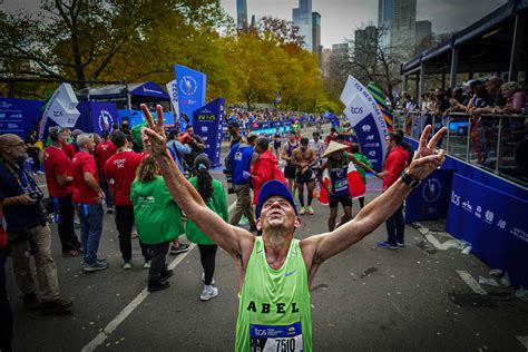 Exhaustion And Elation Nyc Marathon Finish Line Evokes Range Of