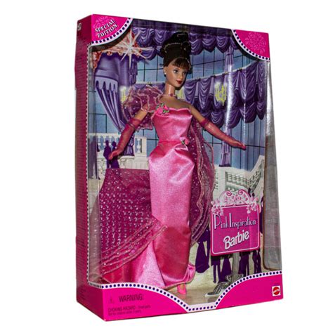 Pink Inspiration Brunette Barbie Doll BarbiePedia