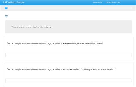 Calm and blue - Survey theme | LimeStore