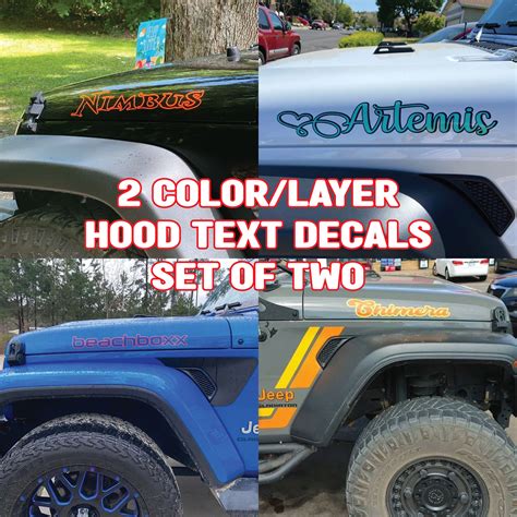 Get The Perfect Custom Jeep Hood Decals For Your Ride