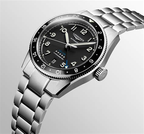 LONGINES SPIRIT ZULU TIME | Ø 39.00 mm, Noir Mat | L3.802.4.53.6