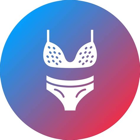 Imagen Vectorial De Icono De Bikini Se Puede Usar Para Viajes Vector Premium