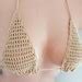 Crochet Bikini Crochet Bikini Top Mesh Crochet Micro Bikini Sexy Bikini Flower Bikini