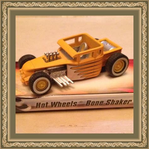 Hot Wheels Bone Shaker Yellow Toy Truck
