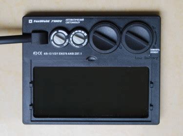 FoxWeld 7100V — Светофильтр-хамелеон | SVARMA.ru