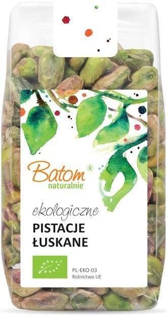 Pistacje Uskane Ekologiczne Bio G Batom Sklep Zielonaesencja Pl